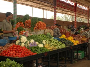 Der bunte Gemüsesouk von Agadir