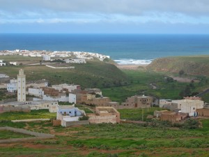 Blick auf die Bucht von Mirleft